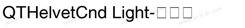 QTHelvetCnd Light字体转换
